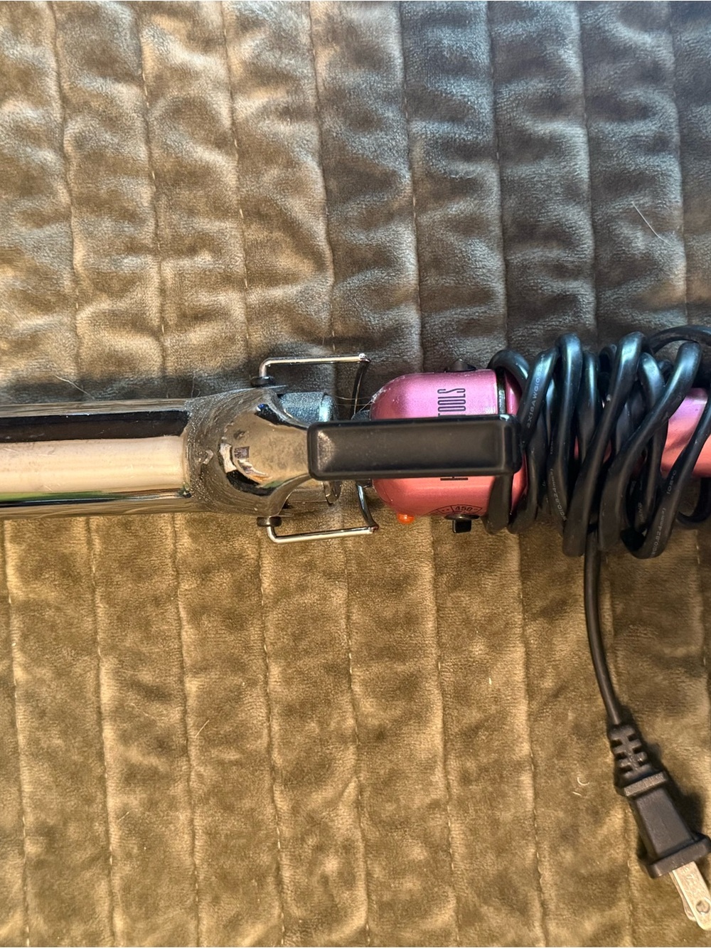 Pink Curling Iron Hair Styler - Professional Women Hair Tool